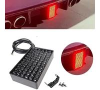 BEYEPZNZCK Luce Stop Luce Di Stop Per Auto A 72 LED Per Fanale Posteriore 12 V Stile F1 Luci Di Segnalazione A LED Per Auto Diffusore Posteriore Spoiler Luci Posteriori(1Pcs Steady Light)