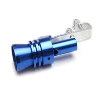 BEYEPZNZCK Terminale di Scarico Fischio per Tubo di Scarico Turbo per Auto, per Benz W211 W203 W204 W210 W124, per Amg W202(Blue)