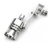 BEYEPZNZCK Terminale di Scarico Tubo di Scarico per Auto, Misura S, 18 Mm, Fischio Turbo, Silenziatore E Simulatore di Valvola di Scarico per Tutti Gli Accessori per Auto. Punta di Scarico.