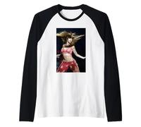 Beyonce sa pericolosamente Innamorato Tour Solo 2003 Maglia con Maniche Raglan