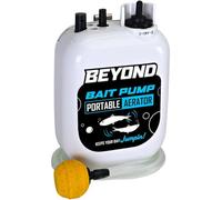 Beyond Bait Pump Aeratore Portatile per Esche Vive, a Lunga Durata, Alimentato a Batteria, Design Resistente all'Acqua, Pietra porosa XL, Mantiene la Tua Esca Viva più a Lungo