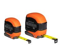 beyond Black+Decker BDHT36736AP - Metro a nastro, rilascio impugnatura, autobloccante, 3,5 m e 4,6 m, confezione da 2