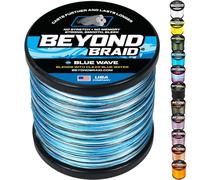 Beyond Braid Lenza da pesca intrecciata resistente all'abrasione non estensibile super resistente blu mimetico schiuma mimetica bianco verde rosa blu 4 fili 8 fili