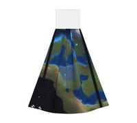 Beyond Earth - Salviette per le mani in velluto corallo, asciugamani da appendere per cucina, bagno, campeggio, attività all'aperto e altro ancora, strofinacci assorbenti