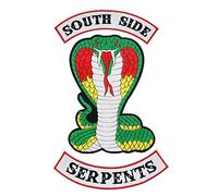 Beyond P756 - Toppa con logo dei South Side Serpents di Riverdale, 3 pezzi