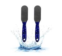 Beyond the Cream Foot,Filebeyond the Cream Foot File Nano Glass,Pedicure Tools Feet Scrubber Dead Skin Foot Grinder，reusable Professional Long-Handled Pedicure File，wet and Dry Foot Grinder (2*Blue)