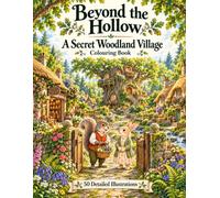 Beyond the Hollow: A Secret Woodland Village Colouring Book