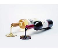 Beyond123 Portabottiglie di vino versato - modo divertente e unico per mostrare il tuo vino preferito, rosso e bianco (set da 2)