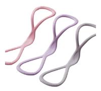 Beyonddraw Resistance Bands,Occasionalous Resistance Bands, Figure 8 Exercise Bands for Women Men, Home Fitness Portable Elastic Pull Bands for Yoga, Pilates (Pink+Purlple+Gray,15+25+35lb)