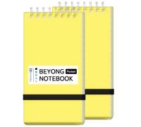BEYONG Pocket Notebook, Small Mini Spiral Notepad 3x5 | Flex Fit. Note rapide.
