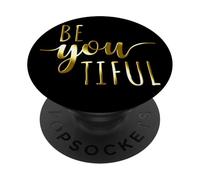 Beyoutiful Be You Tiful Mindfulness Yoga Beautiful Donne PopSockets PopGrip Adesivo