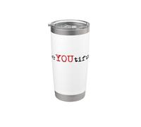 beYOUtiful - Bellezza ispirata alla bellezza e alla gentilezza Bicchiere termico in acciaio inox doppia parete