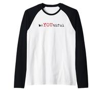 BeYouTiful - Bellezza Ispirata alla Bellezza e alla gentilezza Maglia con Maniche Raglan