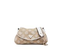 Beyza Flap Shoulder Bag WHITE LOGO