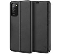 BEZ Cover per Samsung S20 FE, Custodia Compatibile per Samsung Galaxy S20 FE 5G, Protettiva Portafoglio in Pelle con Porta Carta di Credito, Kick Stand, Chiusura Magnetica, Nero