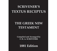 Beza Fredrick H a Scri Greek New Testament (Scrivener's Textus Rece (Tascabile)