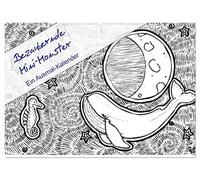 Bezaubernde Mini-Monster - Ein Ausmal-Kalender (Wandkalender 2026 DIN A2 quer), CALVENDO Monatskalender: Ein Ausmal-Kalender für Groß und Klein