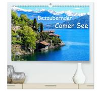 Bezaubernder Comer See (hochwertiger Premium Wandkalender 2026 DIN A2 quer), Kunstdruck in Hochglanz: Verschlafene und romantische Orte am Westufer des Comer Sees