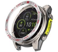 Bezel Anello compatibile con Garmin Quatix 8 47 mm, anello di protezione, anello lunetta, copertura antigraffio in acciaio inox per Garmin Quatix 8 smartwatch accessori, 47mm, acciaio inox, Senza