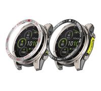 Bezel Anello compatibile con Garmin Quatix 8 51 mm, anello di protezione, anello lunetta, copertura antigraffio in acciaio inox per Garmin Quatix 8 smartwatch accessori, 51mm, Acciaio inossidabile