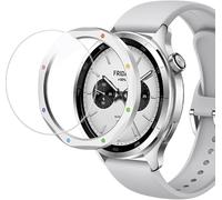 Bezel e vetro protettivo compatibile per Xiaomi Watch S3/S4, anello lunetta antigraffio copertura in acciaio inox per Xiaomi Watch S3/S4 accessori (argento, colorato)