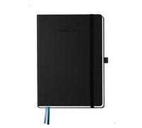 BEZEND Agenda 2026 2027 Settimanale A5, Layout Orizzontale, 18 Mesi da Lug.26 a Dic.27, Diario Scuola 21 x 15,5 cm, Copertina Rigida in Pelle PU - Nero