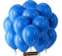 Bezente Pro Duralatex - Palloncini blu scuro opachi, confezione da 100 palloncini verde chiaro extra spessi da 30,5 cm, per decorazioni professionali di lunga durata, grandi compleanni, feste di addio