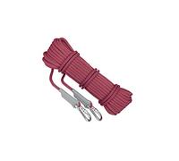 BEZEOVDWJ Corda da Arrampicata, Corda Rossa for Esterni, Diametro ad Alta Resistenza in Nylon Intrecciato, Lunghezza 10-100 m, Paracadute di Salvataggio antincendio(8mm,40m)