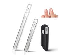 BEZOX Kit Di Lime Per Unghie (2 pezzi) - Set Professionale Di Lime Per Unghie In Vetro Nano Di Qualità Superiore Per Manicure Per La Casa e Il Salone