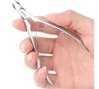 BEZOX Tagliacuticole con ganasce ultra piccole da 4 mm - Tagliacuticole professionale con acciaio inox ad alta densità, processo di lucidatura a specchio