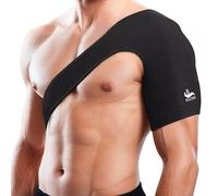 Bezzee Pro Supporto Spalla in Neoprene Regolabile - Compressione della Cuffia per Articolazioni Lussate, Dolore, Blocchi, Prevenzione di Lesioni e Distorsione - Tutore Spalla Lussata Destra e Sinistra