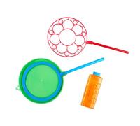 SIMBA Bubble Fun 107286191 - Set di bolle di sapone giganti, 2 anelli, diametro: 18 cm, 250 ml, liquore, a partire dai 3 anni in su