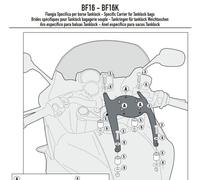 Kappamoto Flangia Tanklock serbatoio BF16K per BMW F800 R 2009-2019, F800 GT 2013-2019