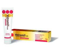BFACTORY HEALTH PRODUCTS B.V. Crema Vetramil Plus per animali con miele e cardiospermo, 30g