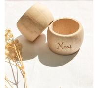 BFBZYME 5 Pezzi Portatovaglioli Rotondi In Legno Personalizzati Con Nome Inciso, Portatovaglioli Personalizzati Per Ospiti Di Matrimoni, Compleanni, Baby Shower, Decorazioni Per La Tavola Di Natale