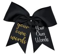 BFBZYME Fermaglio Per Capelli Con Fiocco Personalizzato Per Laurea, Fermaglio Per Capelli Con Fiocco Grande Personalizzato Con Nome Per Donna, Accessori Per Capelli Da Damigella D'onore