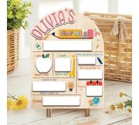 BFBZYME Tavola Di Legno Personalizzata Con Il Primo E L'ultimo Giorno Di Scuola, Regalo Personalizzato Con Il Primo Giorno Di Scuola, Regali Ricordo Per L'asilo Nido E La Scuola Materna(Style 3)