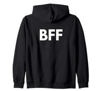 BFF Bestest Friends Forever Friendship Dicendo Felpa con Cappuccio