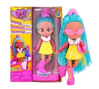 BFF BY CRY BABIES Elodie - Collezionabile Bambola Fashion con lunghi Capelli, vestiti in tessuto e 9 accessori-Giocattolo Ottimo per Bambine e Bambini +5 Anni