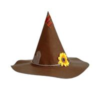 Bffcnl Cappello da Strega, Cappello di Halloween, Accessorio per Costume. Un Elemento Decorativo di Spicco dalla Silhouette Accattivante, Ideale per Palcosce, Style D
