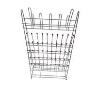 Bffcnl Scolapiatti Da Laboratorio Supporto Drenante Portabicchieri Mensola Sospesa Ferro PVC Antiruggine Smontabile Adatto per Laboratorio Fabbrica Mensa, 55 bit