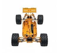 Bffcnl Telaio Auto Radiocomandata Telaio Chassis Assale Differenziale Ammortizzatore in Metallo per Auto RC 1/12 Alluminio 6061 E Ingranaggi in Ghisa Adatto, Oro