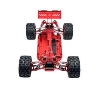 Bffcnl Telaio Auto Radiocomandata Telaio Chassis Assale Differenziale Ammortizzatore in Metallo per Auto RC 1/12 Alluminio 6061 E Ingranaggi in Ghisa Adatto, Rosso