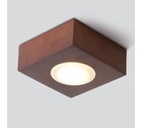 BFFGKGL Faretto da soffitto moderno a LED da 3W in legno per corridoio Faretto quadrato da incasso per camera da letto Faretto da incasso Illuminazione d'accento Faretti direzionali per cucina in legn
