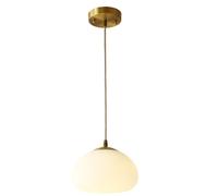 BFFGKGL Lampada a Sospensione per Camera da Letto in Vetro Bianco Nordico Lampadario Moderno e Minimalista per Isola della Cucina Lampada a Sospensione Regolabile in Altezza creatività di metà secolo