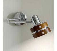 BFFGKGL Lampada da parete moderna cromata sul comodino Lampada da parete per camera da letto con braccio oscillante regolabile nordico Lampada da parete pieghevole per studio a braccio lungo di metà s