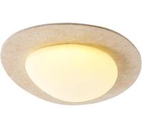 BFFGKGL Plafoniera per corridoio in travertino giallo naturale nordico Lampadario per guardaroba moderno in stile giapponese Wabi Sabi da cucina Lampada da soffitto per montaggio a incasso di metà sec
