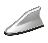 BFJXZA Auto Antenna a Pinna di Squalo per Nissan Micra (K14) 2017-2023 2024 Tetto Autoadesiva Antenne Migliora Segnale Am FM Radio Decorare Styling Accessori Silver