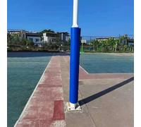 Bflcttbd Imbottitura for palo da Basket Alto 47 59 71 Pollici, Anti-collisione, Imbottitura Avvolgente Blu Spessa 0,8 Pollici for palo da Basket(H-3.9FT(1.2M),Dia 20 inch (508 MM))
