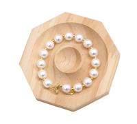 BFLCWSTD Tavoletta di Perline Bordo di Design con Perline in Legno, espositore for Braccialetti Adatto for la creazione Gioielli, collane, Vassoio Artigianale(Color6)